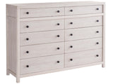 River Rock Boulder Ten Drawer Dresser - Ornate Home