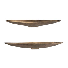 River Run Antique Brass Bowls (Set of 2) - Ornate Home