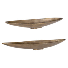 River Run Antique Brass Bowls (Set of 2) - Ornate Home