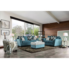 River Turquoise Loveseat - Ornate Home