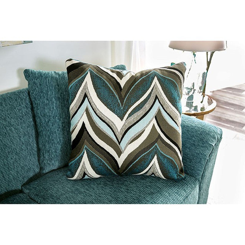 River Turquoise Loveseat - Ornate Home