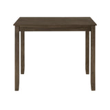 Rivera Charcoal Brown 5-Piece Pack Dinette Set - Ornate Home