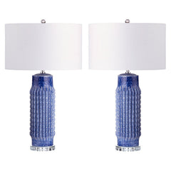 Riverdale Blue Table Lamp (Set of 2) - Ornate Home