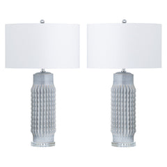 Riverdale Powder Blue Table Lamp (Set of 2) - Ornate Home