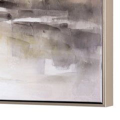 Rivers A Flowing Green/Grey Canvas - Ornate Home