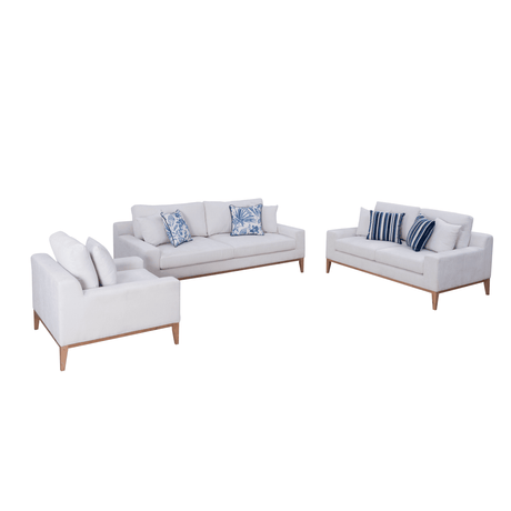 Riverside Ivory Loveseat - Ornate Home