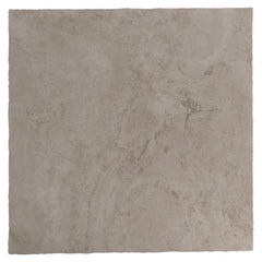 Riverton Bianco Travertine/Silver Cocktail Table - Ornate Home