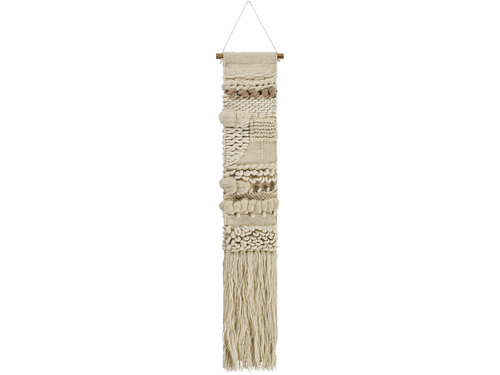 Riverwatch Ivory Woven Patterned Wall Hanging - Ornate Home