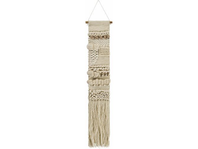 Riverwatch Ivory Woven Patterned Wall Hanging - Ornate Home
