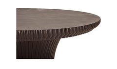 Rivet Dark Brown Outdoor Dining Table - Ornate Home