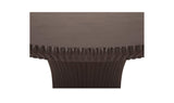 Rivet Dark Brown Outdoor Dining Table - Ornate Home