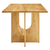 Rivian Oak Rectangular 70" Wood Dining Table - Ornate Home