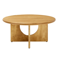 Rivian Oak Round 34" Coffee Table - Ornate Home