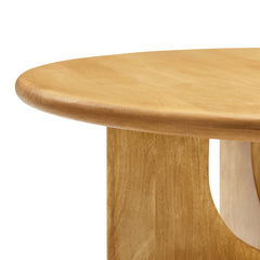 Rivian Oak Round 34" Coffee Table - Ornate Home