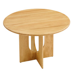 Rivian Oak Round 48" Wood Dining Table - Ornate Home