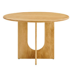 Rivian Oak Round 48" Wood Dining Table - Ornate Home