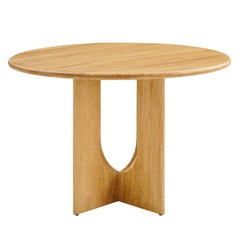 Rivian Oak Round 48" Wood Dining Table - Ornate Home