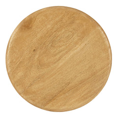 Rivian Oak Round Side Table - Ornate Home