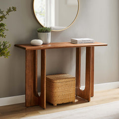 Rivian Walnut 46" Console Table - Ornate Home