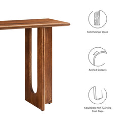 Rivian Walnut 46" Console Table - Ornate Home
