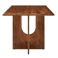 Rivian Walnut Rectangular 70" Wood Dining Table - Ornate Home