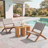 Riviera Natural Extendable Stool (Set of 2) - Ornate Home