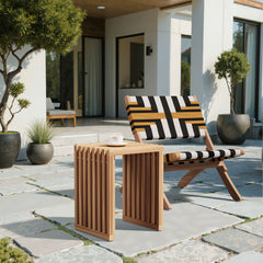 Riviera Natural Extendable Stool (Set of 2) - Ornate Home