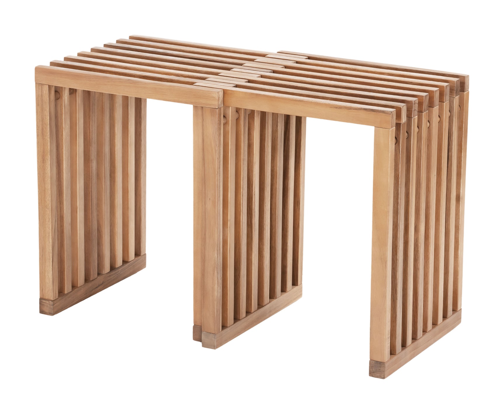 Riviera Natural Extendable Stool (Set of 2) - Ornate Home