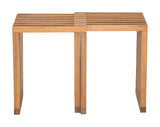 Riviera Natural Extendable Stool (Set of 2) - Ornate Home