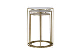Riviera White Nesting Table (Set of 3) - Ornate Home