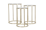 Riviera White Nesting Table (Set of 3) - Ornate Home