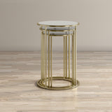 Riviera White Nesting Table (Set of 3) - Ornate Home