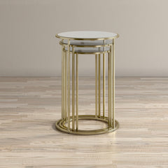 Riviera White Nesting Table (Set of 3) - Ornate Home