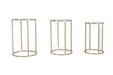 Riviera White Nesting Table (Set of 3) - Ornate Home