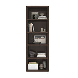 Rivington Dark Walnut 28" Open Bookcase - Ornate Home
