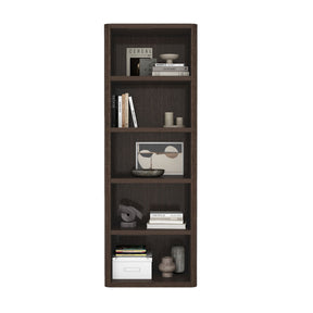 Rivington Dark Walnut 28" Open Bookcase - Ornate Home