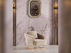 Rixos Beige Chair - Ornate Home