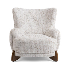Riya Canvas Oat Accent Chair
