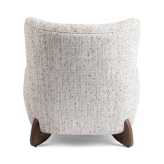 Riya Canvas Oat Accent Chair