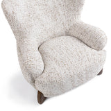 Riya Canvas Oat Accent Chair