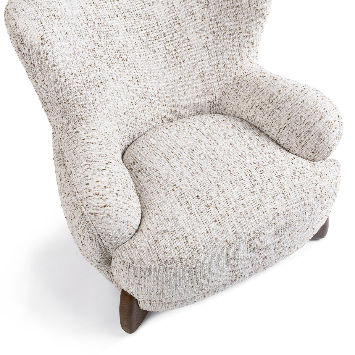 Riya Canvas Oat Accent Chair