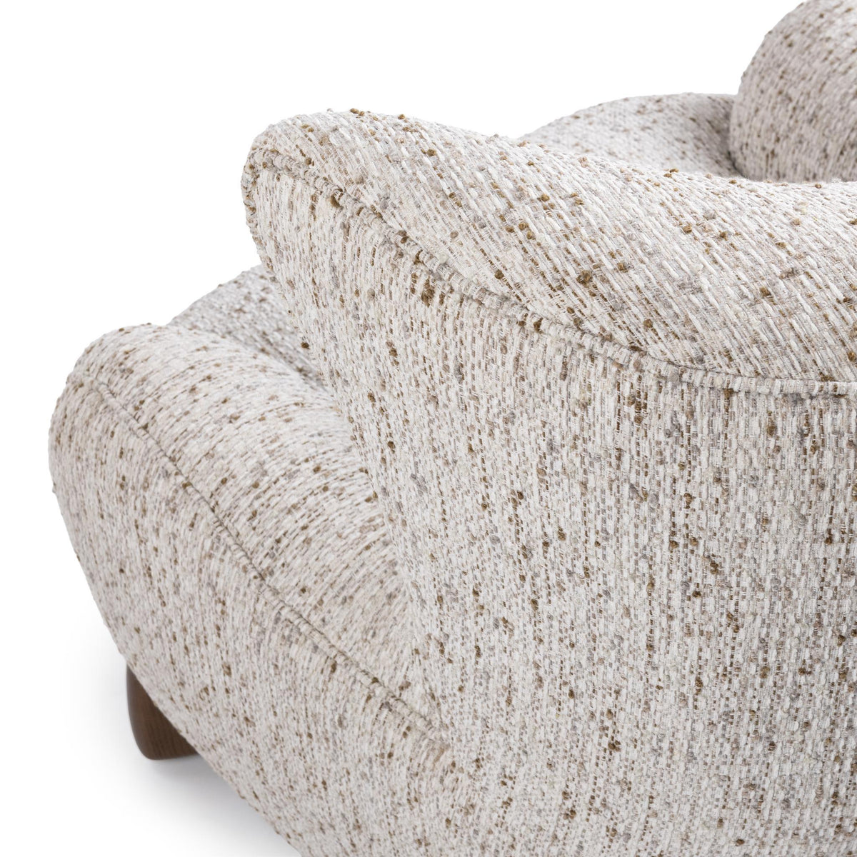 Riya Canvas Oat Accent Chair