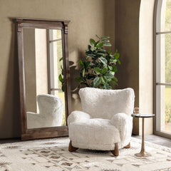 Riya Vanilla Accent Chair - Ornate Home