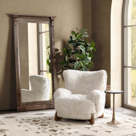 Riya Vanilla Accent Chair - Ornate Home