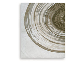 Rizwana Ivory/Brown/Gray Large Rug (Online Special Price) - Ornate Home