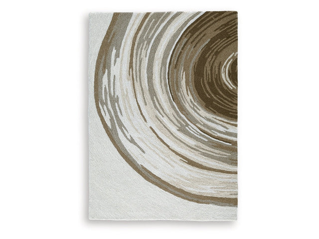 Rizwana Ivory/Brown/Gray Medium Rug (Online Special Price) - Ornate Home