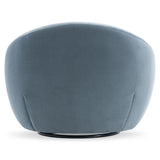 Rizz Blue Swivel Chair - Ornate Home