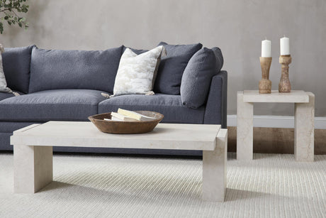 Rizza Cream Coffee Table - Ornate Home