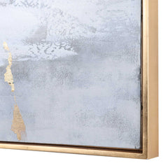 Road Less Traveled Black/Gold/Gray Abstract Art - Ornate Home