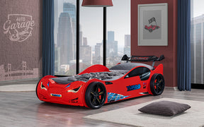 Roadstar Red Car Bed + M5 Mattress - Ornate Home